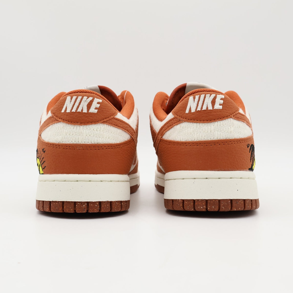 DR5475-100 Nike Dunk Low Sun Club Brown White (Women's)