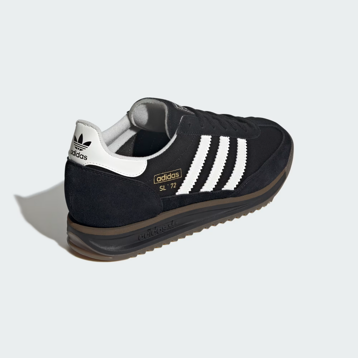 JR8771 adidas Originals SL72 RS Core Black Off White Cargo Brown (Men's)