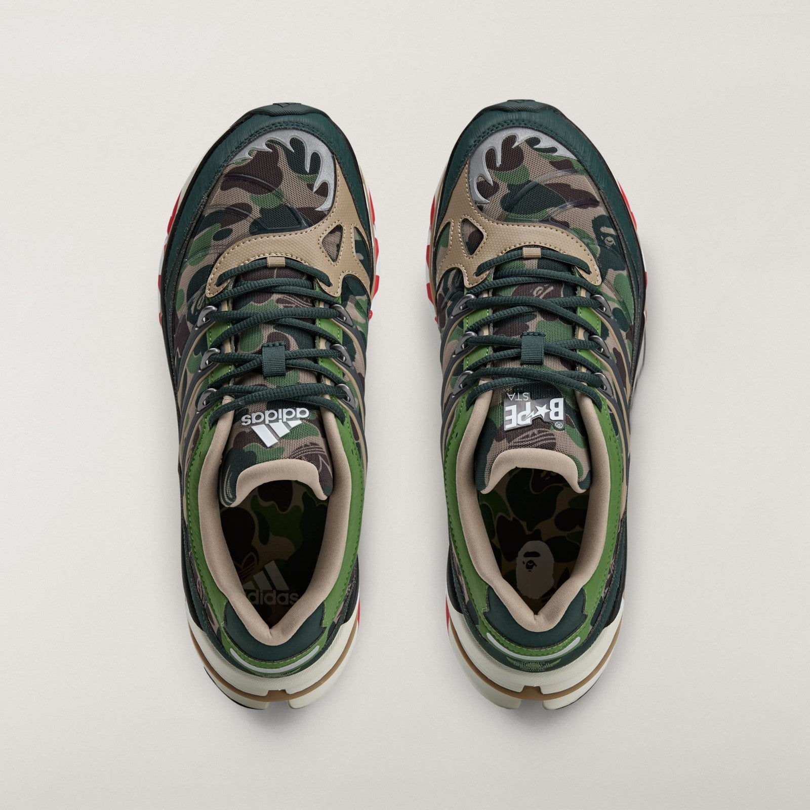 KJ8850 A BATHING APE adidas Adistar HRMY World Cup Pack Green Camo (Men's)