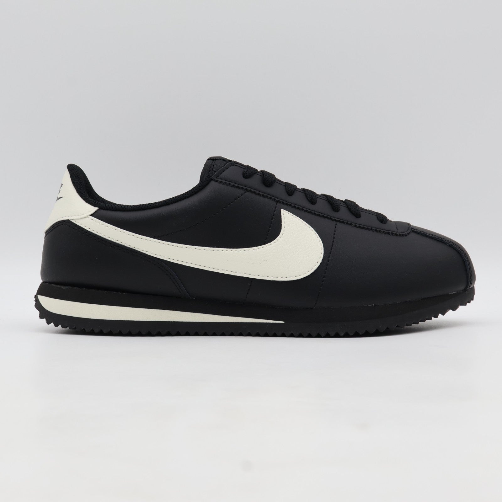 DN1791-006 Nike Cortez Leather Black Pale Ivory (Women's)