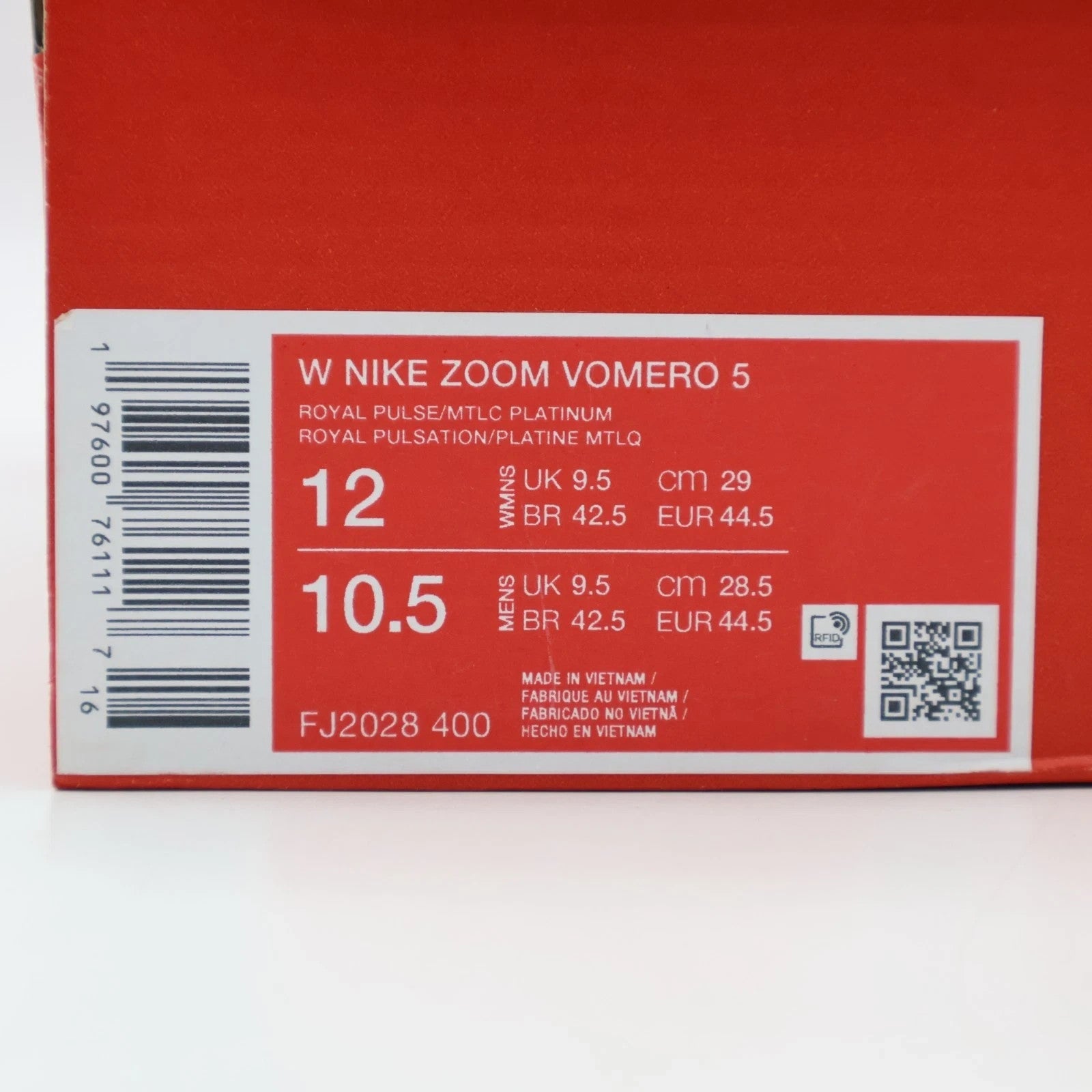 FJ2028-400 Nike Zoom Vomero 5 Royal Pulse (Women's)