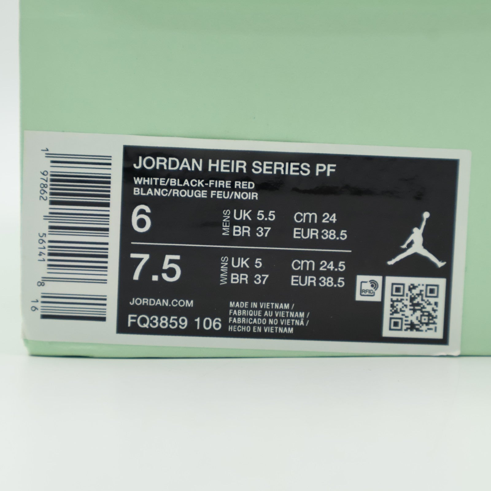 FQ3859-106 Nike Jordan Heir Series Blood Line (Men's)