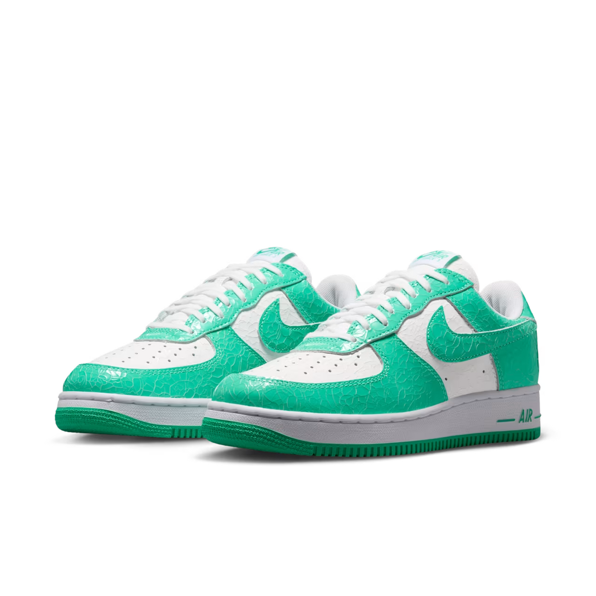 JA0248-001 Nike Air Force 1 Low Cracked Leather Pack "Menta/White" (Men's)