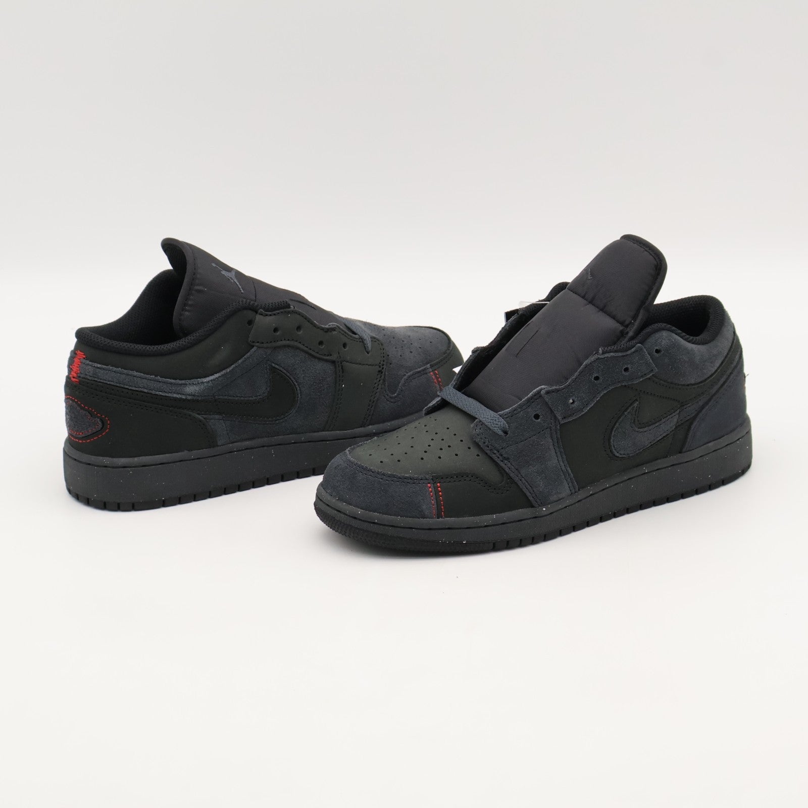 FQ7757-001 Nike GS Air Jordan 1 Low SE Craft Dark Smoke Grey