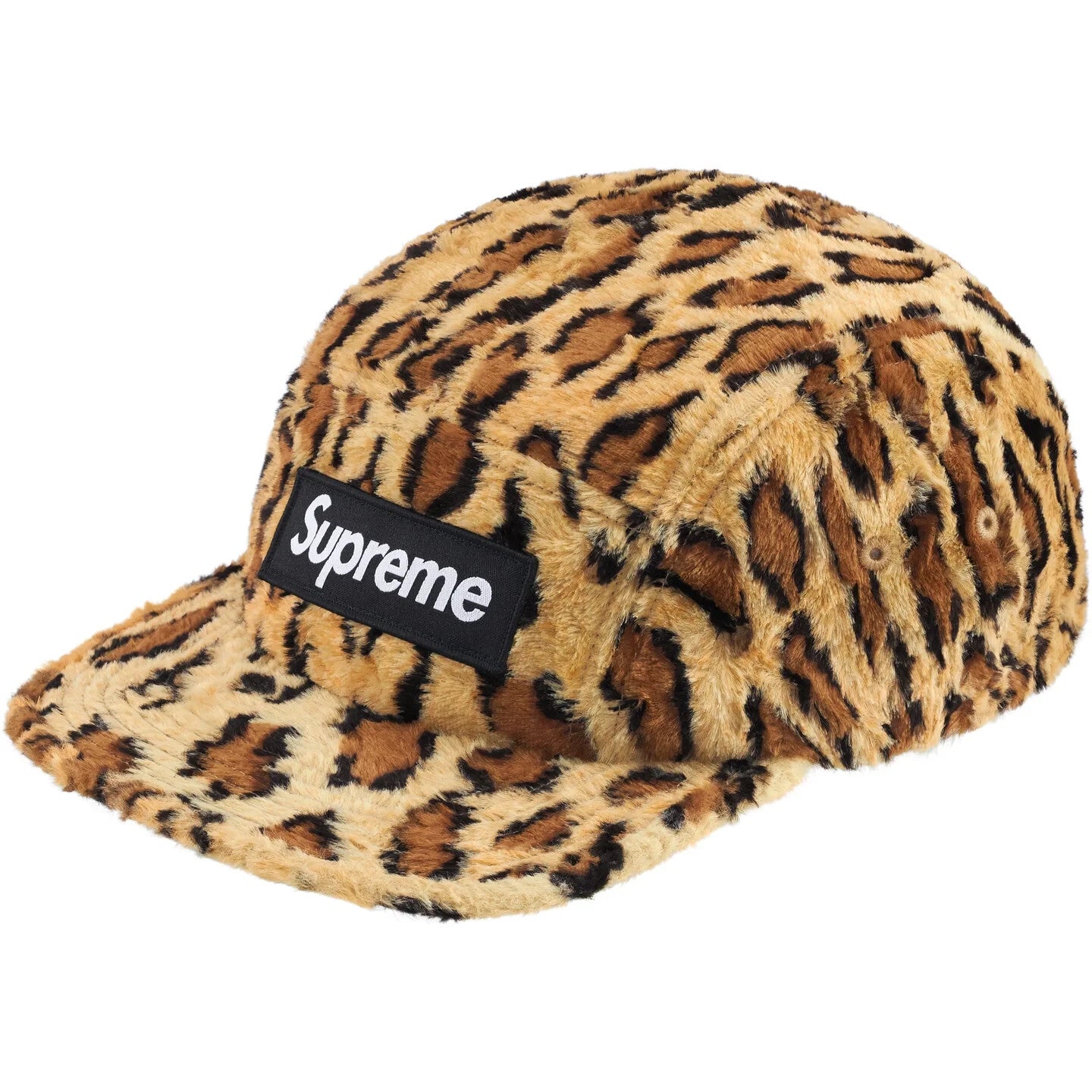 Supreme GOODENOUGH Crushed Rayon Camp Cap Leopard