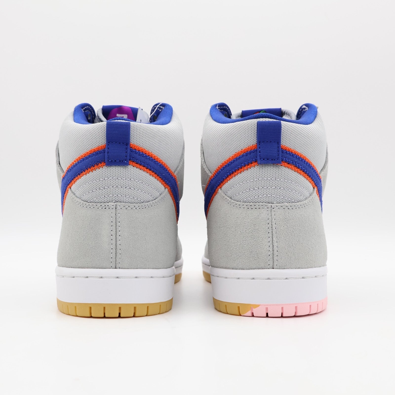 DH7155-001 Nike Dunk High SB New York Mets Rush Blue Orange Cloud Gray (Men's)