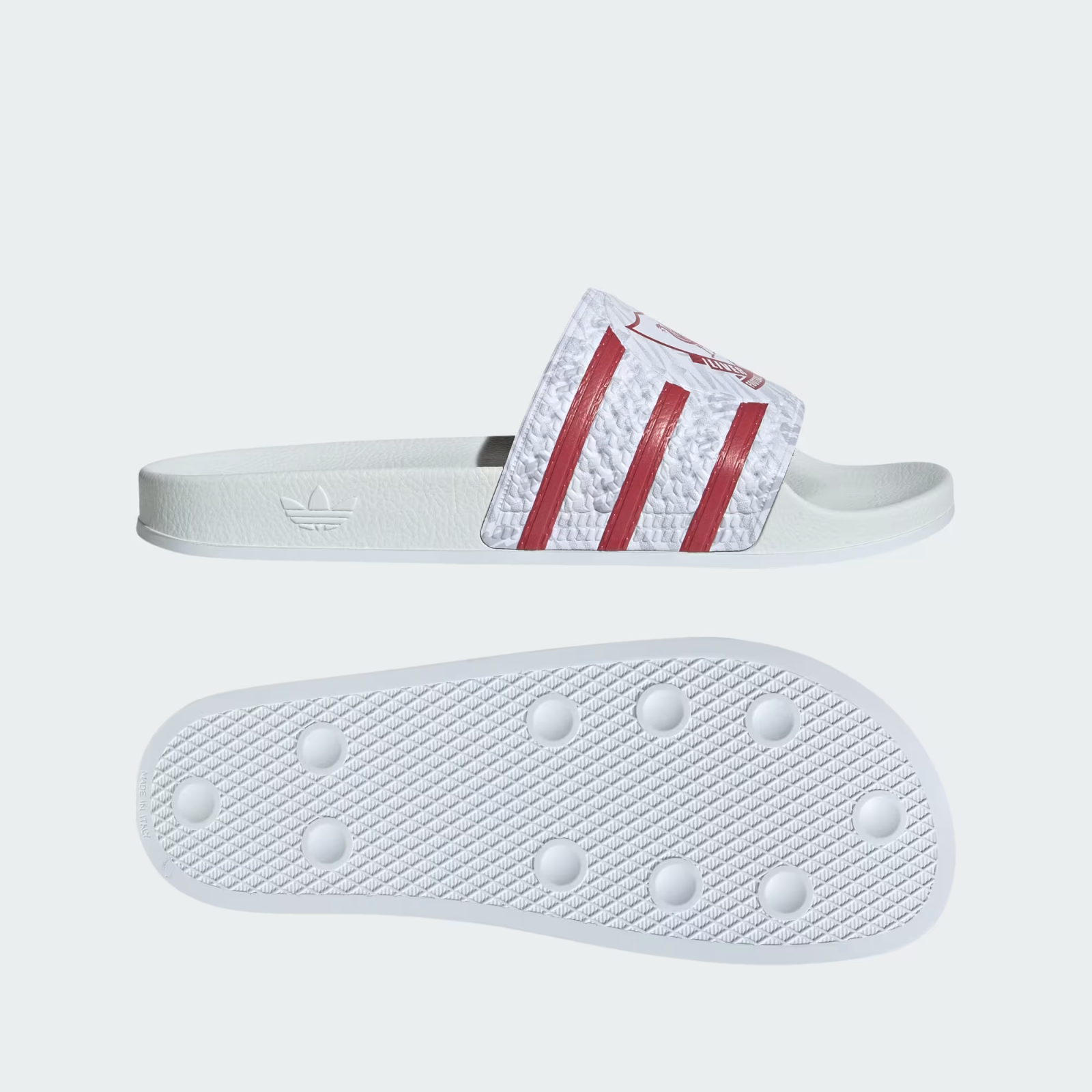 KH7147 Liverpool FC adidas Adilette Slide Footwear White/Strawberry Red (Men's)