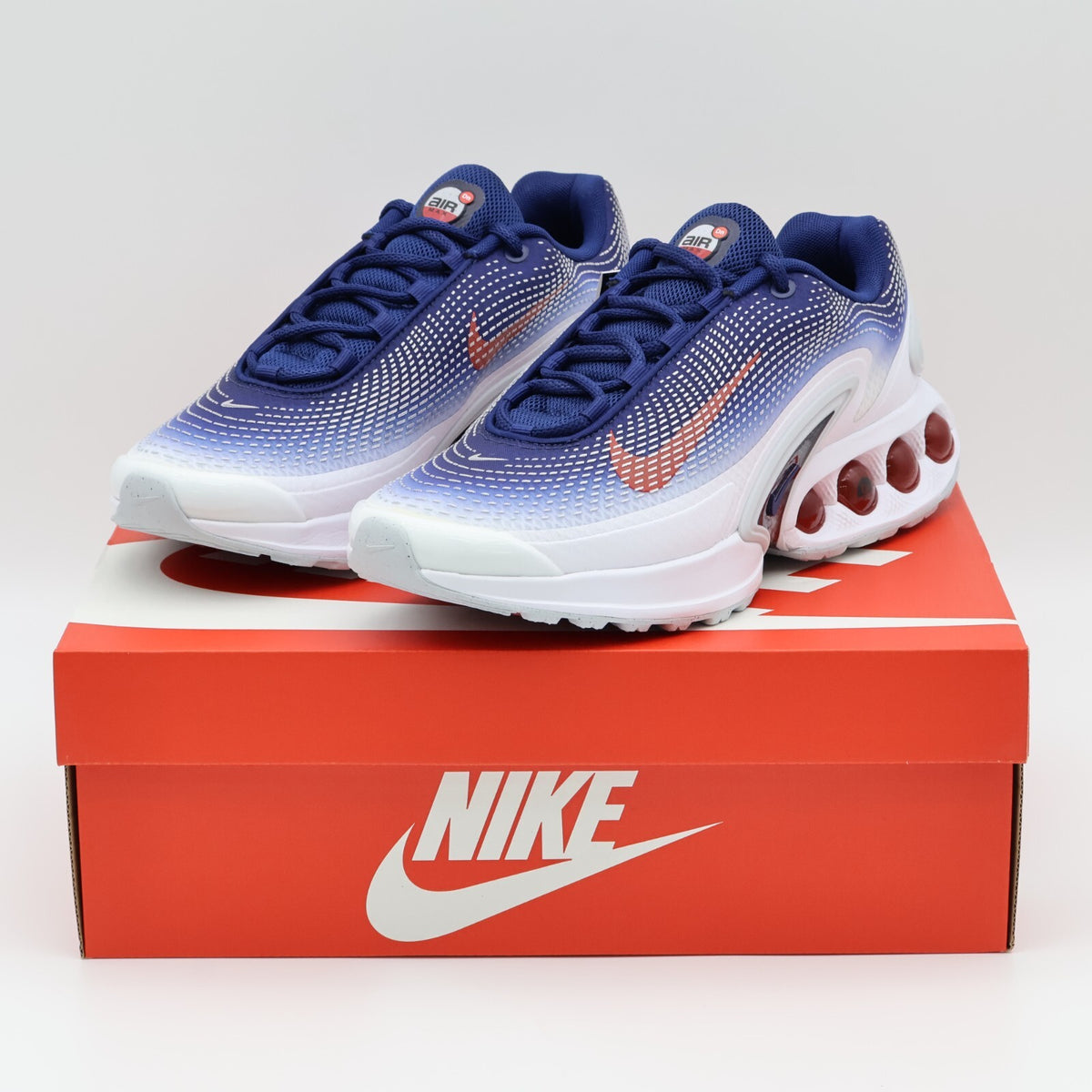 FV2250-100 Nike Air Max DN USA Olympics Blue Void Metallic Silver White (Men's)