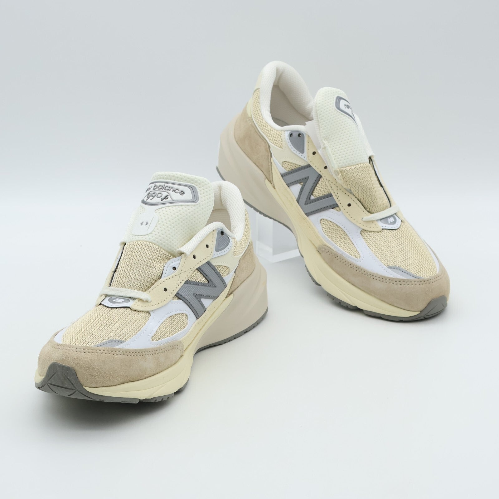 M990SS6 New Balance 990V6 Beige MiUSA Cream Ivory Mindful Grey Bone (Men's)