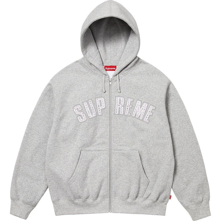 Supreme B.B. Simon Zip Up Hooded Sweatshirt Heather Grey