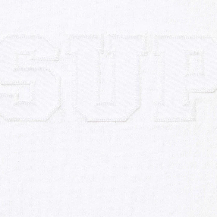 Supreme Collegiate Applique S/S Top White