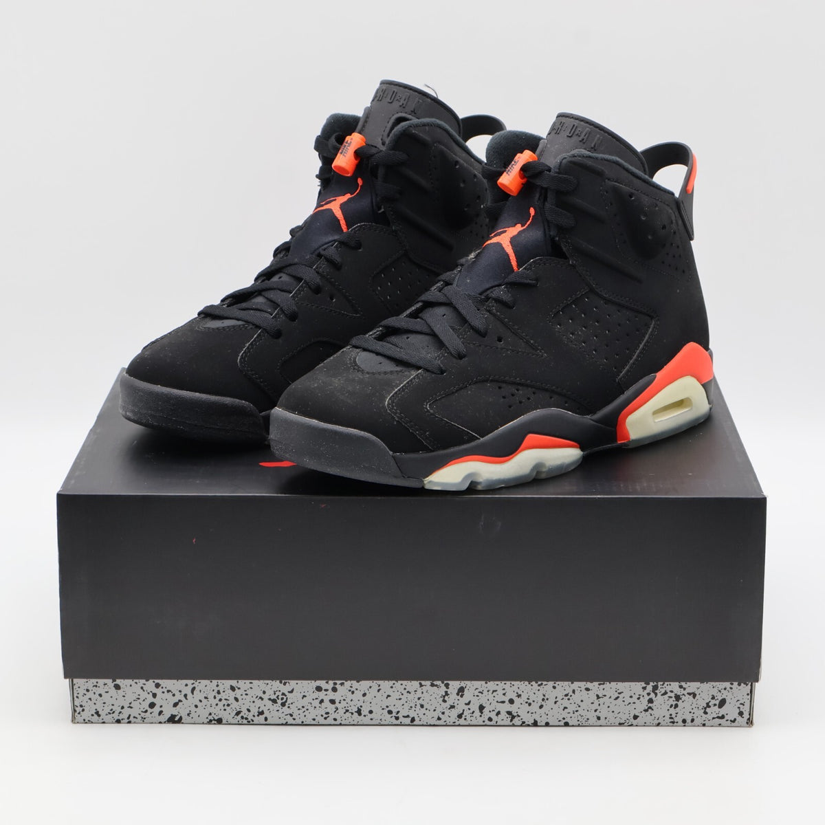 384664-060 Nike Air Jordan 6 Retro Black Infrared (Men's)