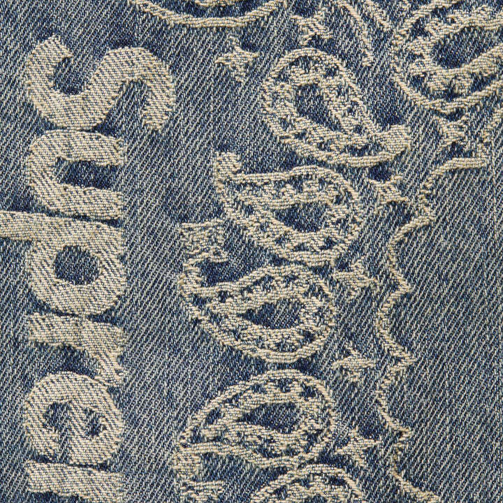 Supreme Bandana Jacquard Baggy Jean Blue