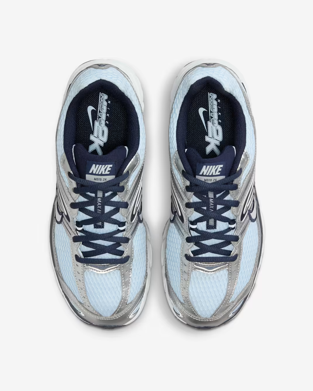 HQ2056-107 Nike Air Max Moto 2K White Metallic Silver Black Hydrogen (Women's)