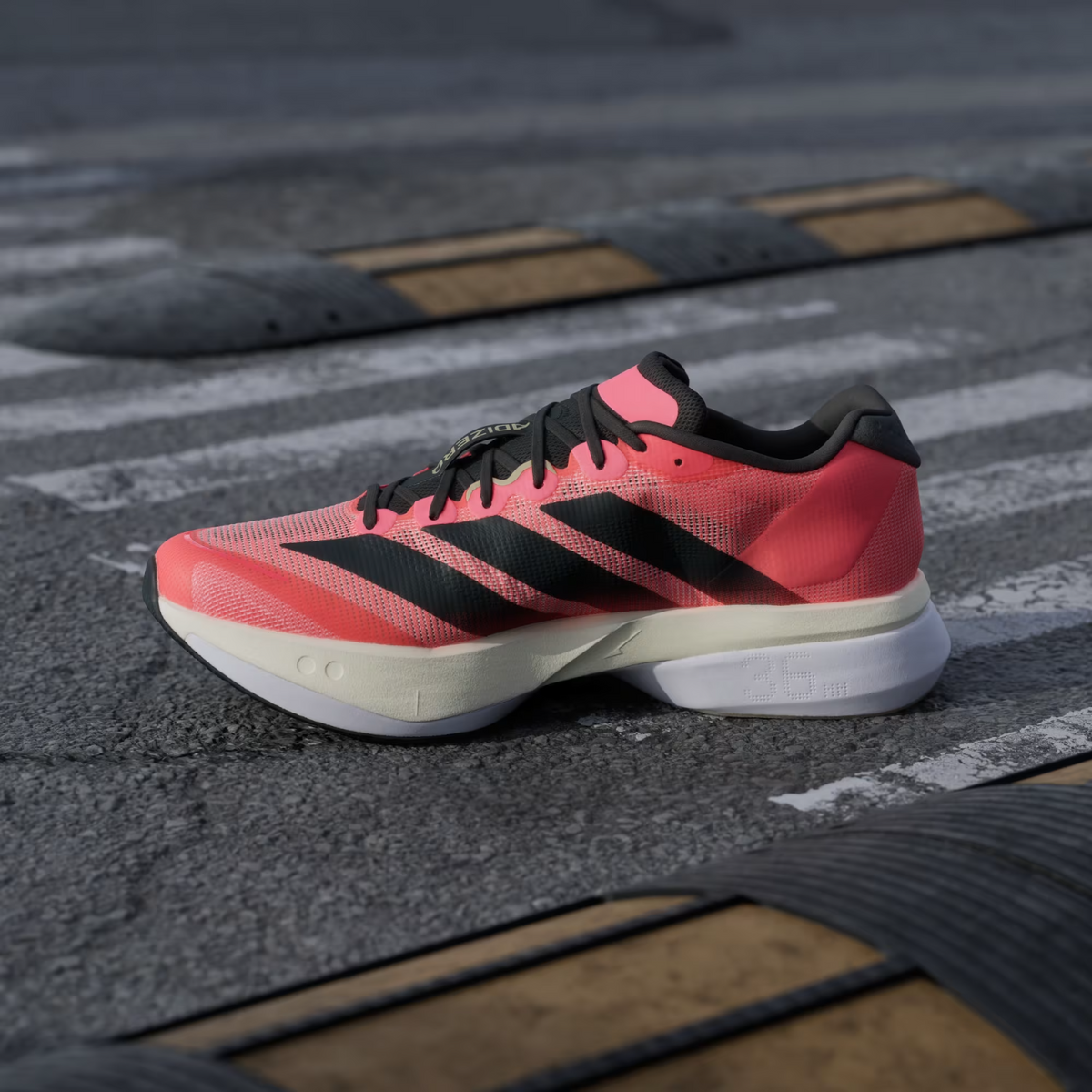 KI3150 adidas Adizero Boston 13 "Solar Turbo/Carbon" (Men's)