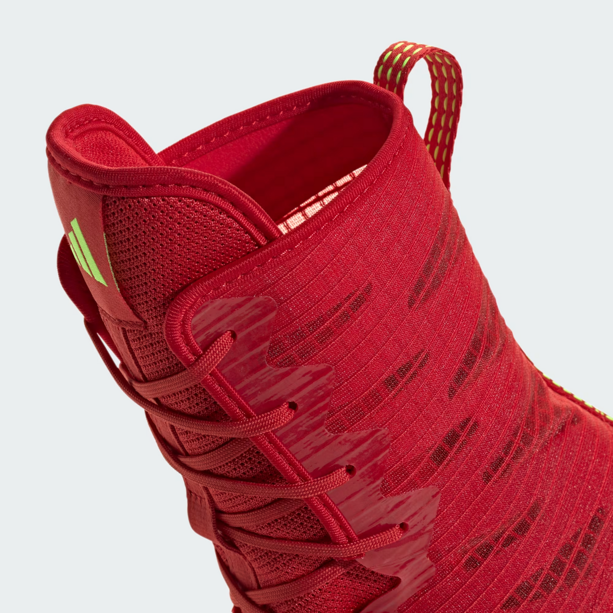 JP9846 adidas Box Hog 4 Better Scarlet Silver Metallic Lucid Lemon (Men's)