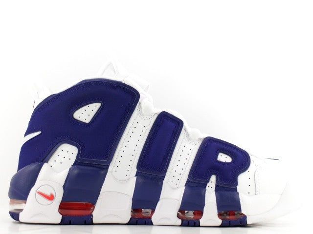921948-101 Nike AIR MORE UPTEMPO 96 "WHITE/DEEP ROYAL BLUE" (Men's)