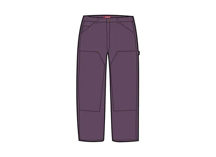 Supreme Worn Double Knee Painter Pant (26SS) "Purple"