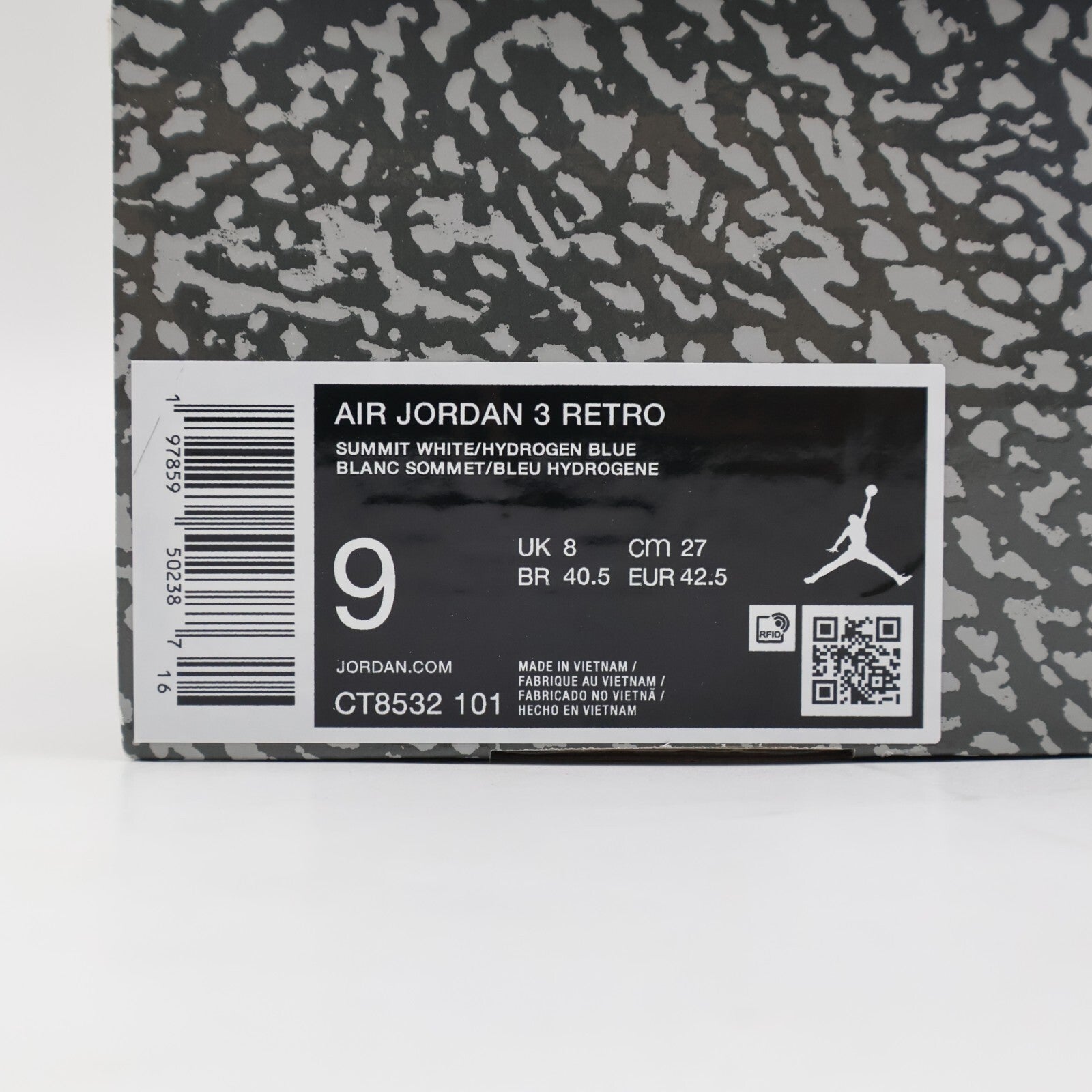 CT8532-101 Nike Air Jordan 3 Retro Lucky Shorts (Men's)