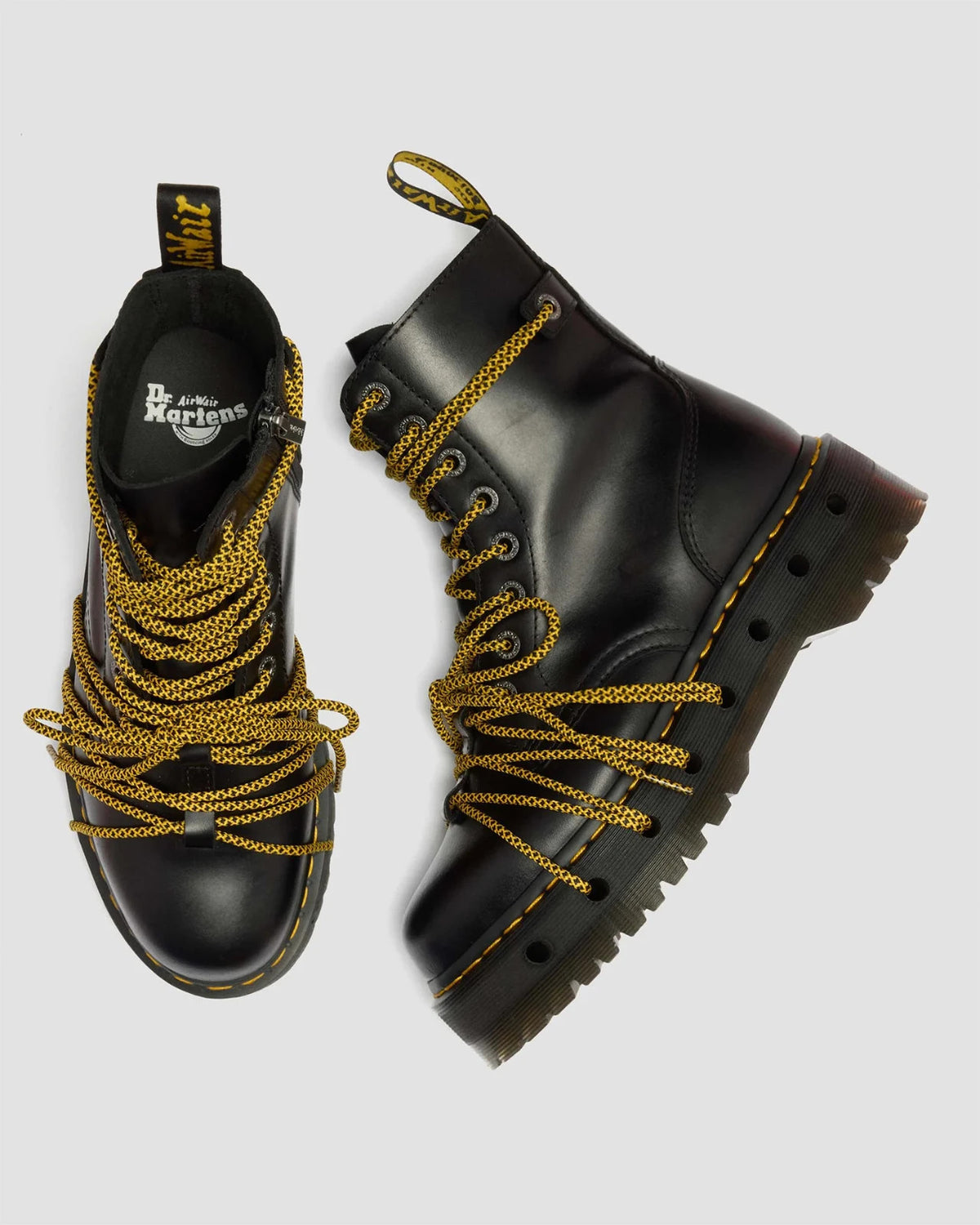 42315001 Dr.Martens Jadon XL 8 Holes Boots Black (Men's)