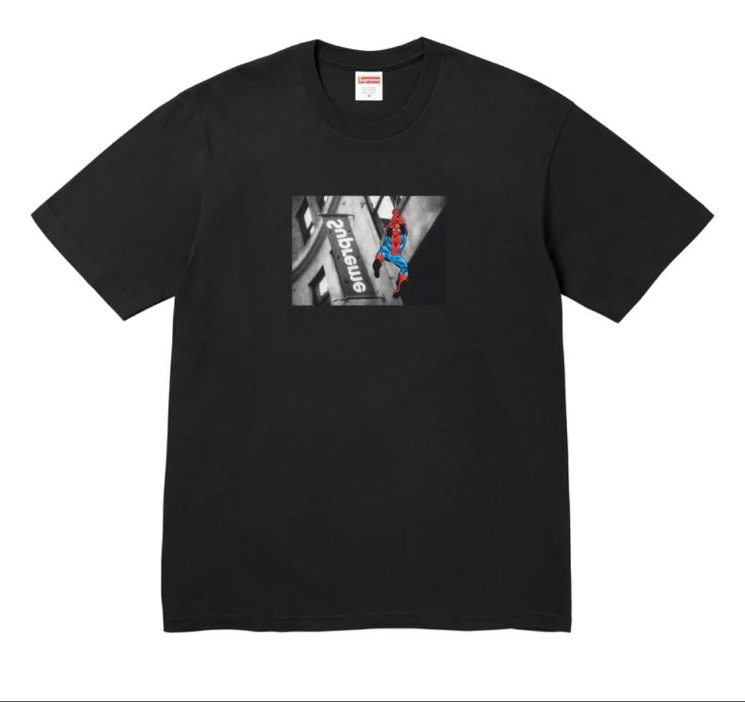 Supreme x Spider-Man Tee Black