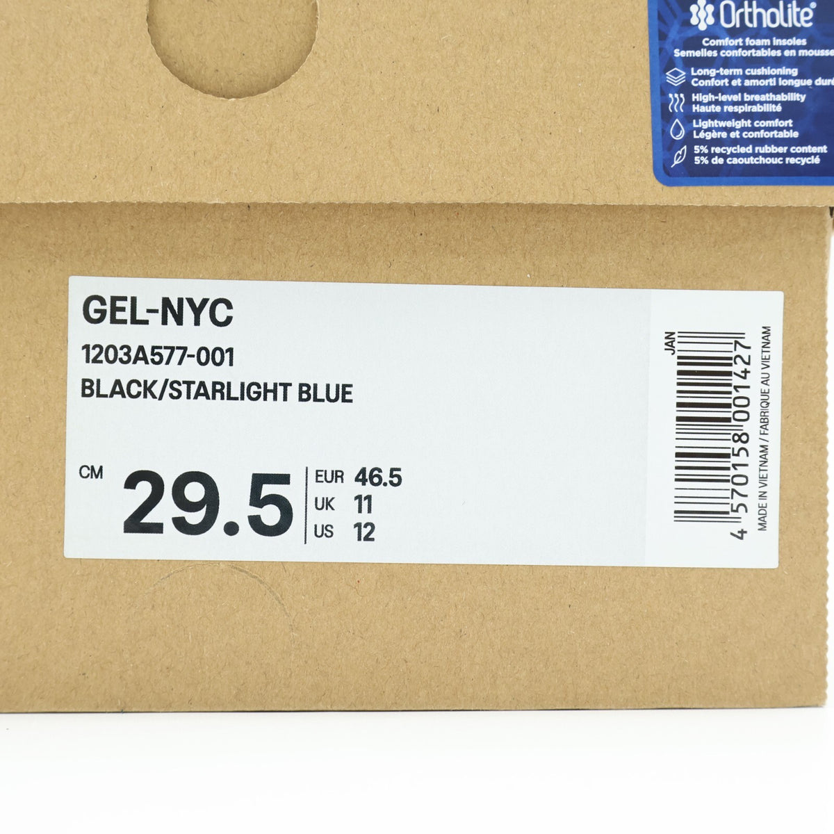 1203A577-001 Lagua Gem atmos Asics Gel-NYC Blue Topaz (Men's)