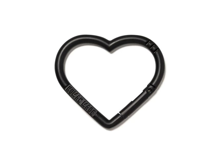 HUMAN MADE Heart Carabiner Black