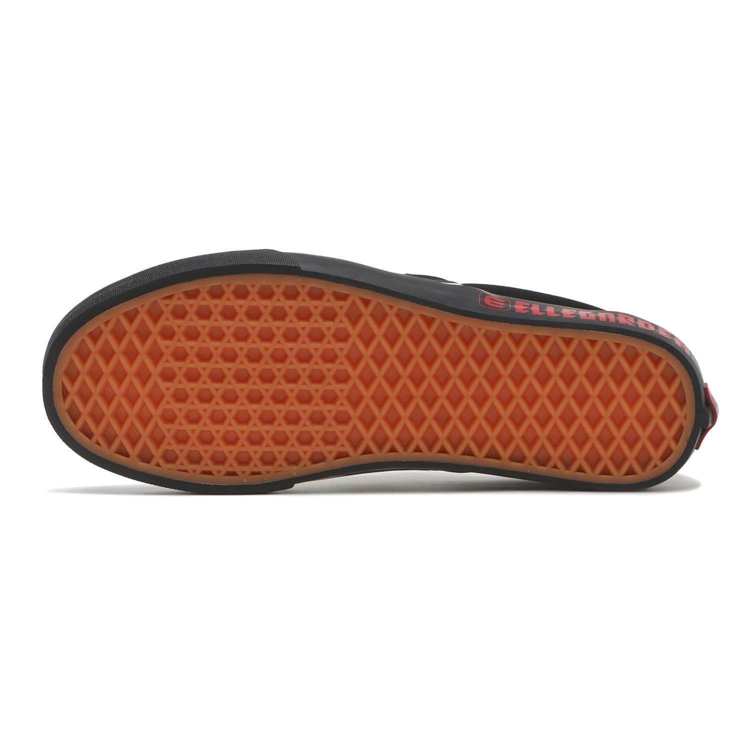 687689-0001 ELLEGARDEN Ã Vans Slip-On Black Red (V98CF ELLE) (Men's)