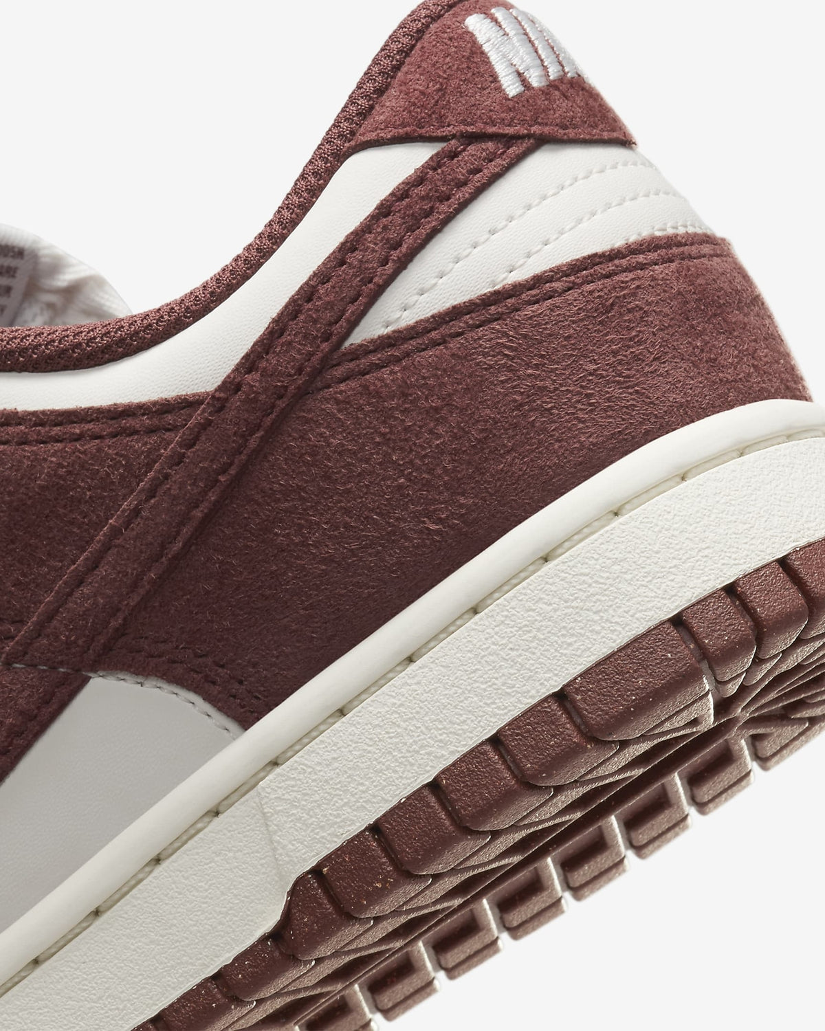 HJ7673-001 Nike Dunk Low Phantom Sail White Red Sepia (Women's)