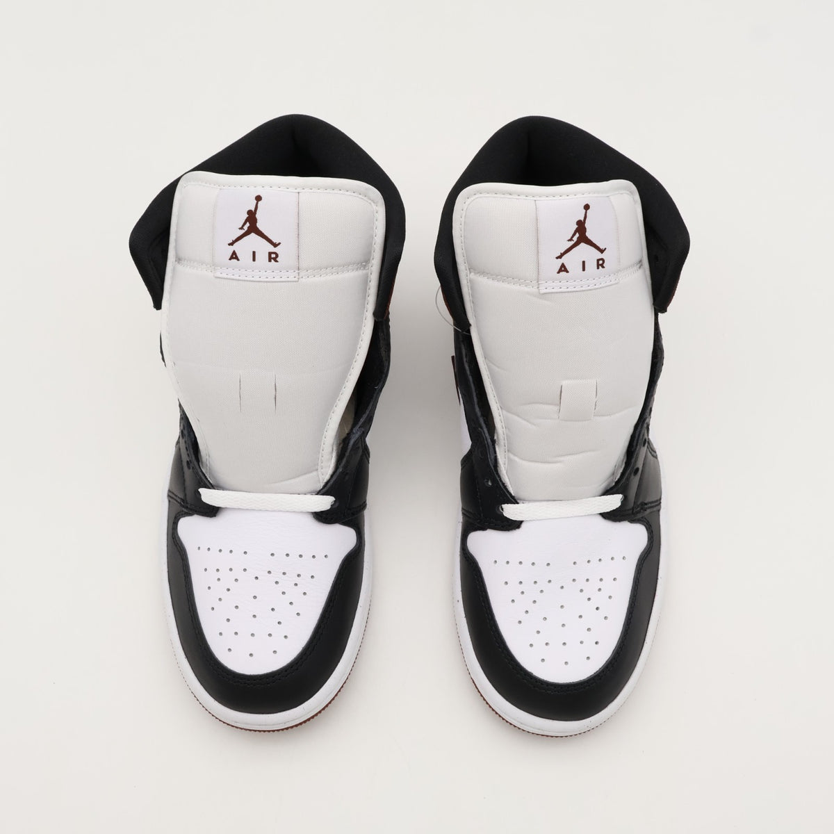 HF3216-102 Nike Air Jordan 1 Mid SE White Black Dark Pony (Men's)