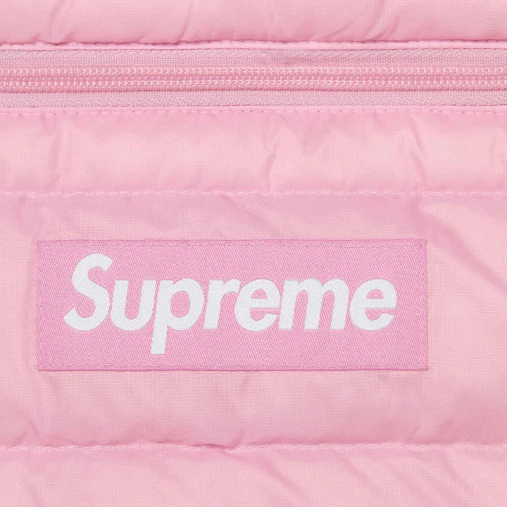 Supreme Micro Down Half Zip Hooded Pullover Light Pink