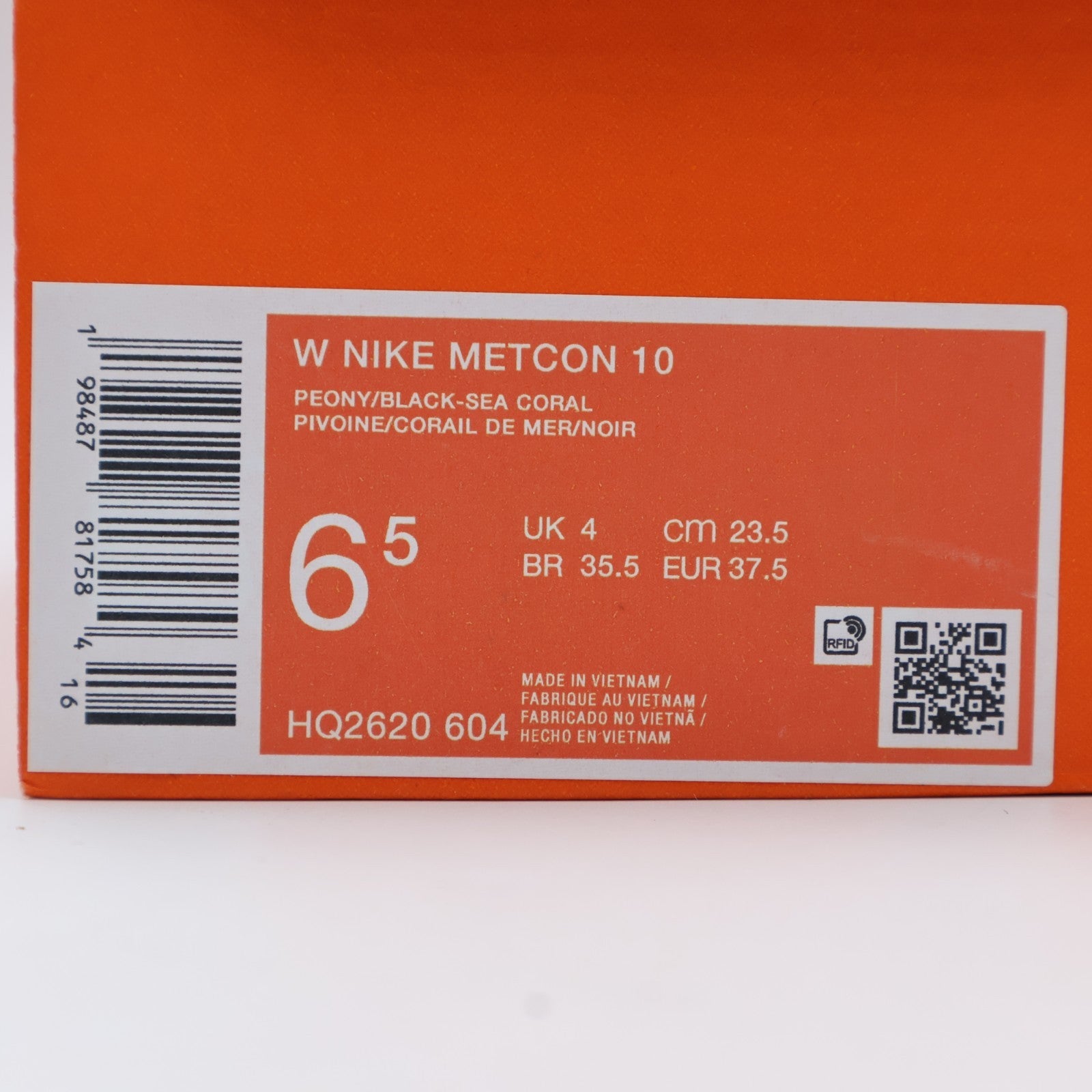 HQ2620-604 Nike Metcon 10 Pecan Sea Coral Lava Glow Black (Women's)