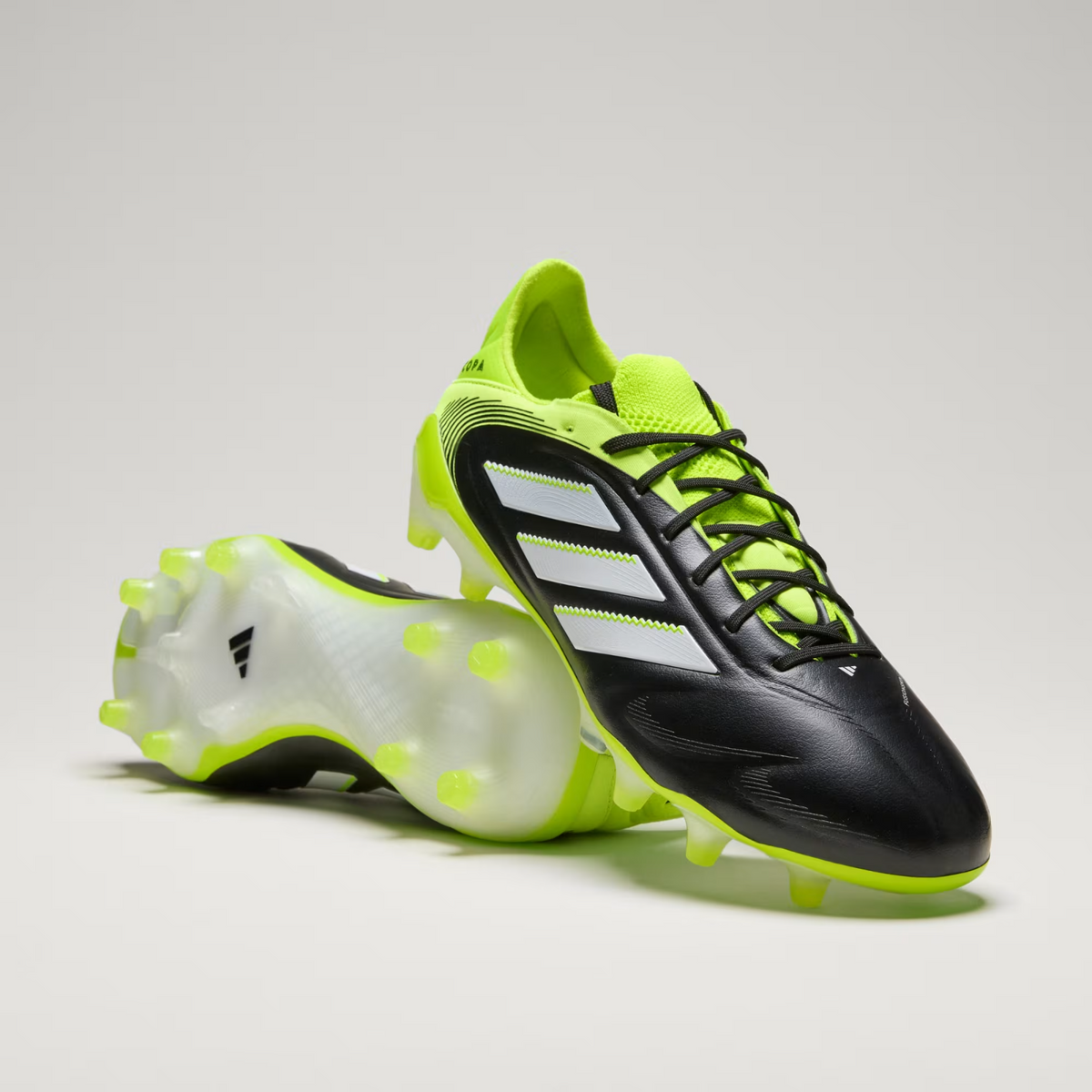 JH6304 adidas Copa Pure 3 Elite FG Core Black Cloud White Lucid Lemon (Men's)