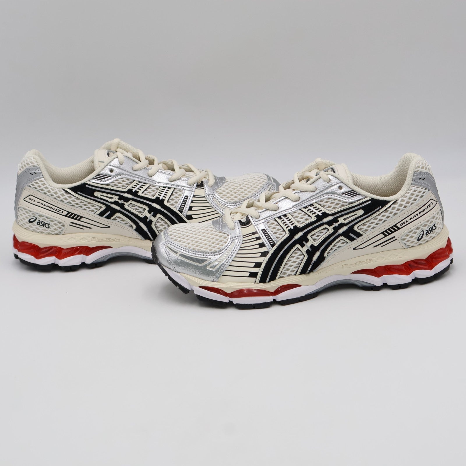 1203B103-100 Lapstone & Hammer Ã Asics Gel-Kayano 12.1 Cream Pure SIlver (Men's)