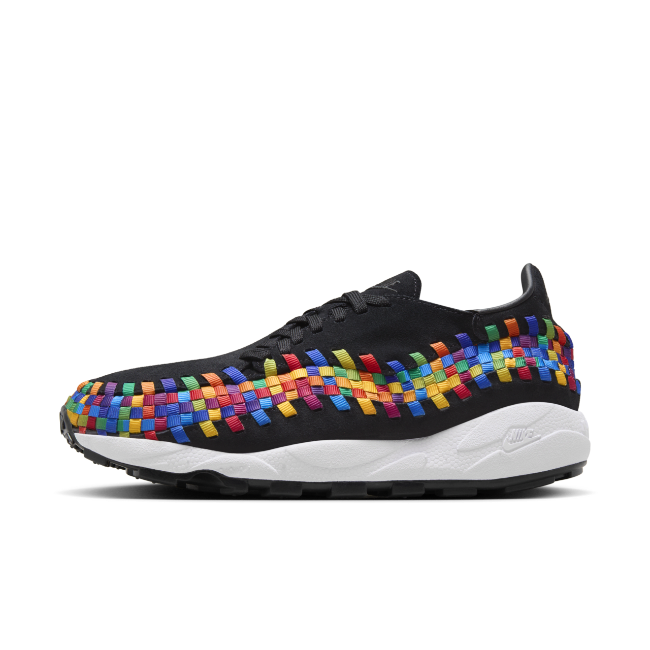 FB1959-002 Nike Air Footscape Woven Black and Multi-Color (Women's)