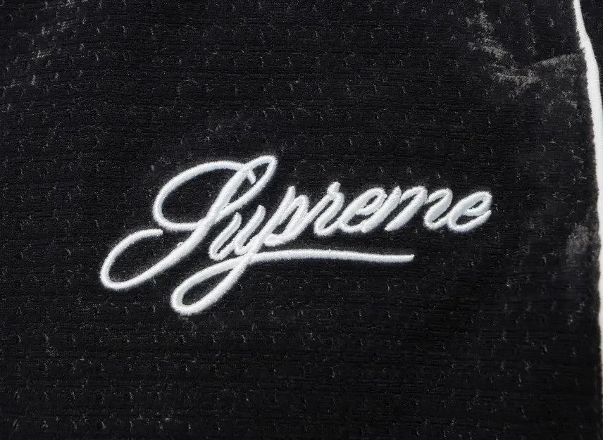 Supreme Velour Mesh Track Pant "Black"