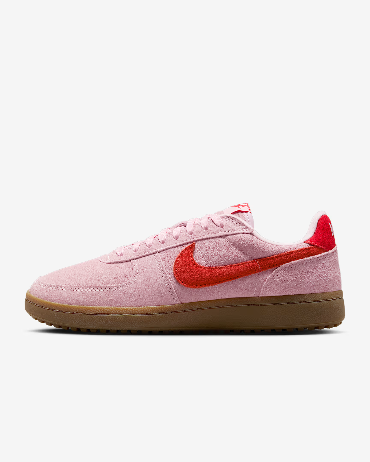 IF1743-602 Nike Field General Suede  Shoes Pink Foam Gum Dark Brown (Women's)