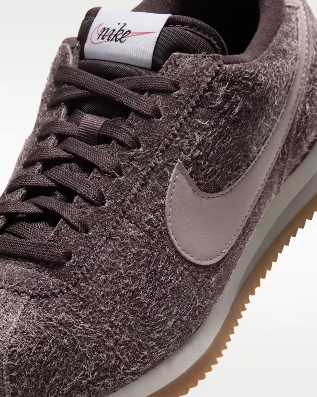 IQ0025-200 Nike Cortez Suede "Baroque Brown/Sail" (Women's)