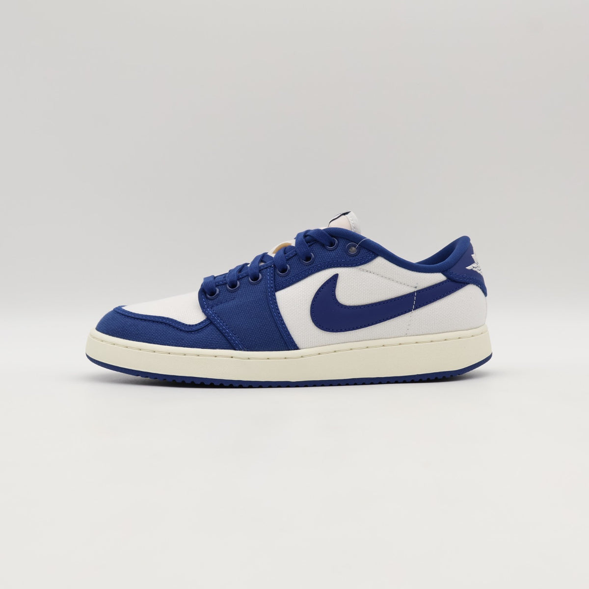 DX4981-103 Nike Air Jordan 1 Low KO Royal Blue White Kentucky Canvas (Men's)