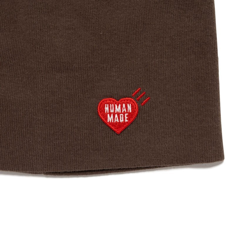 HUMAN MADE Heart Badge Beanie Brown