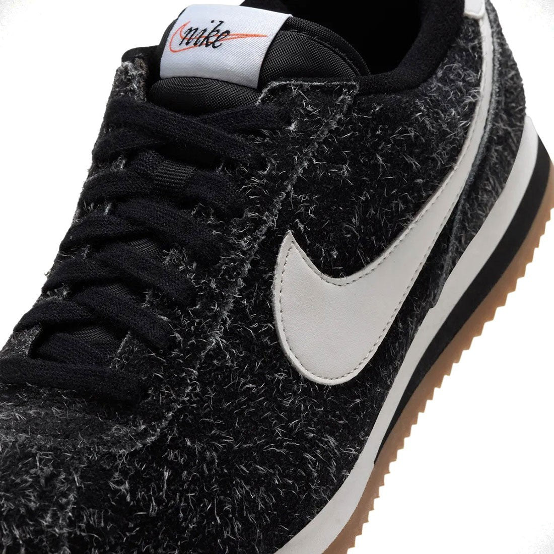 IQ0025-002  Nike Cortez Suede "Black/Sail" (Women's)