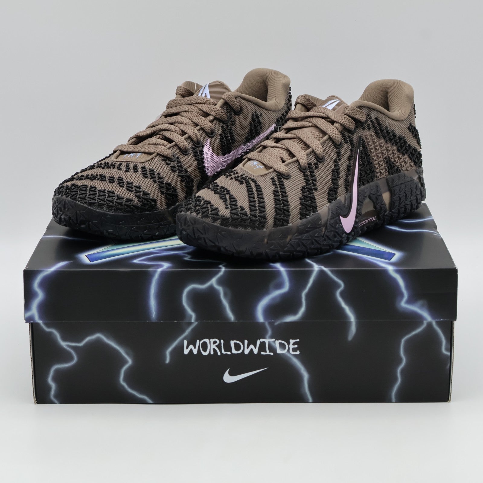 HF2794-200 Nike Ja 3 EP Showstopper Mink Brown Pink Foam Black (Men's)