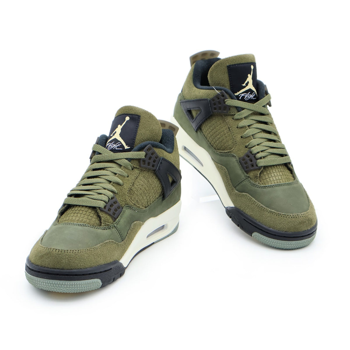 FB9927-200 Nike Air Jordan 4 Retro SE Craft Medium Olive Khaki Black (Men's)