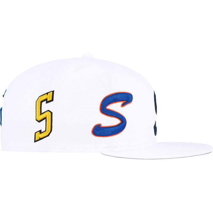 Supreme Multi S Logo New Era White