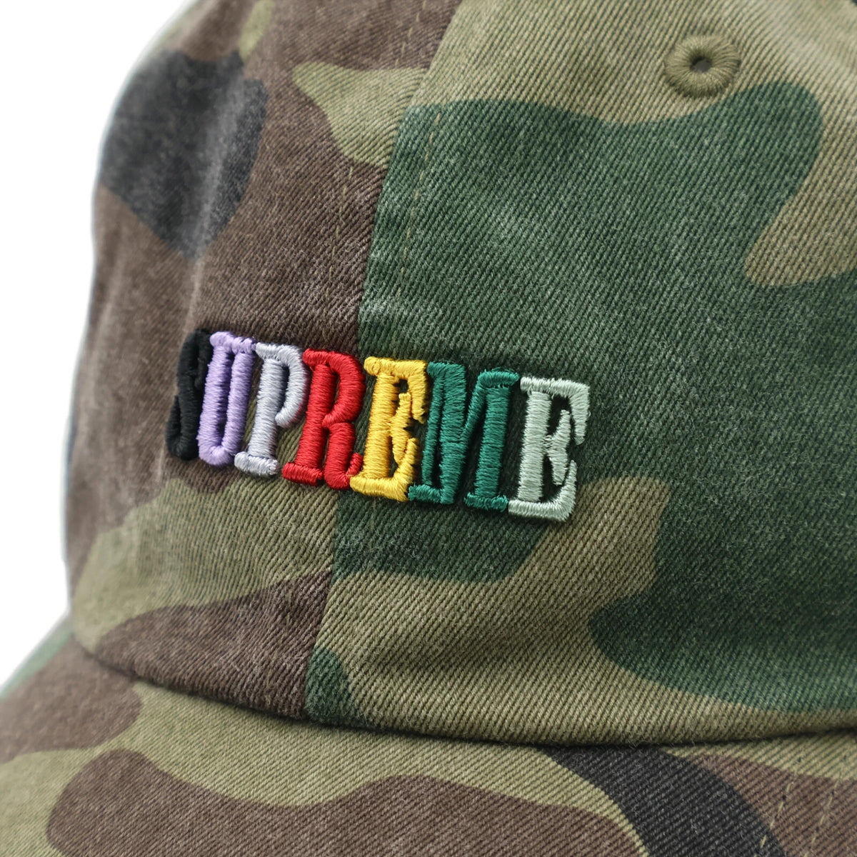 Supreme Pigment Dye 6-Panel Camo