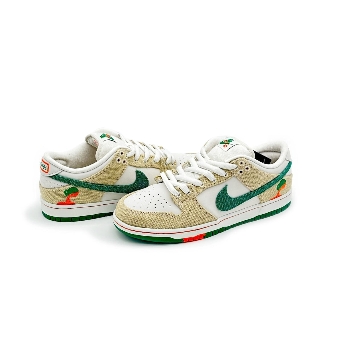 FD0860-001 Jarritos Ã Nike SB Dunk Low Phamtom Safety Orange-Malachite