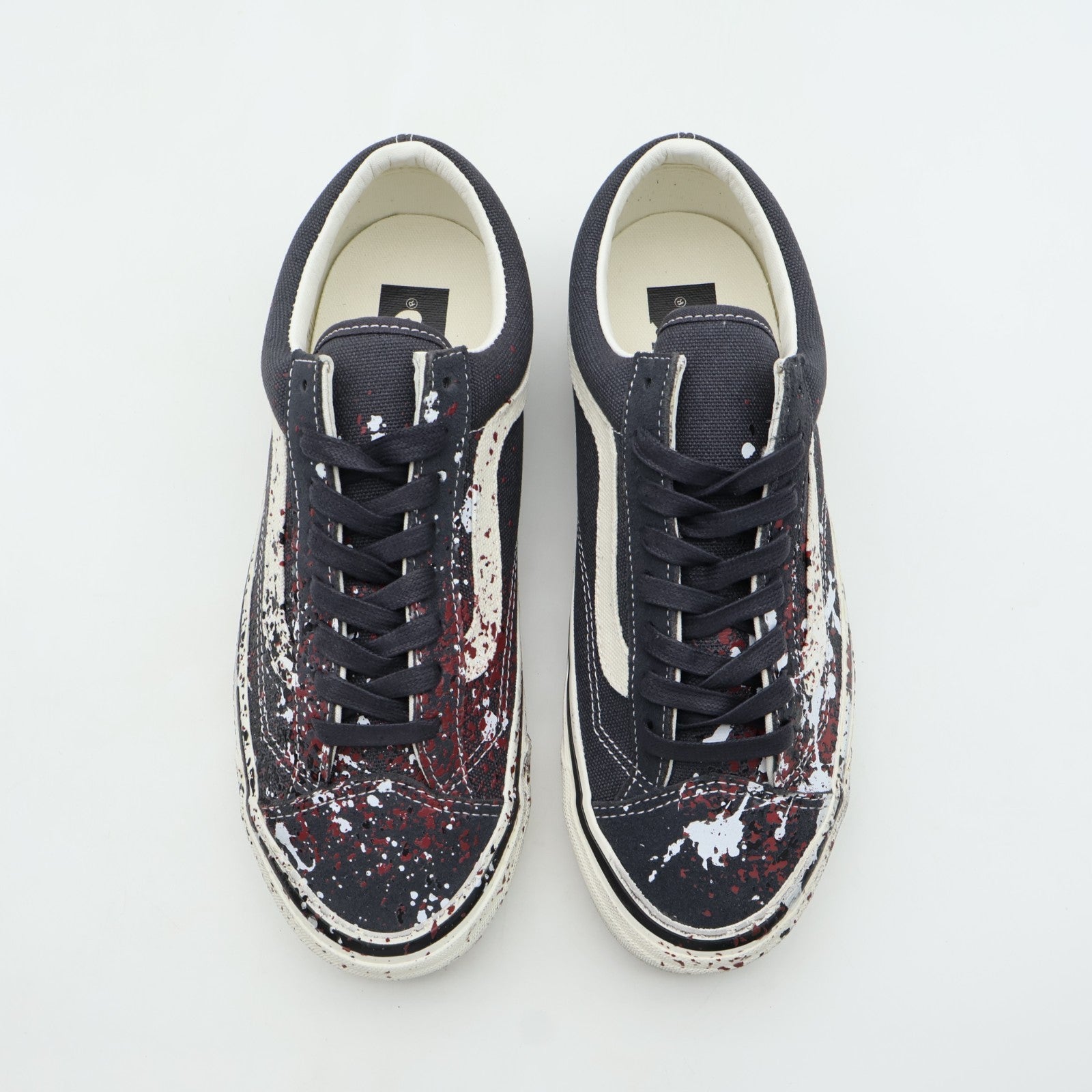 VN000D9RH91 VANS PREMIUM OLD SKOOL 36âPAINT SPLATTER CHARCOAL GREYâ