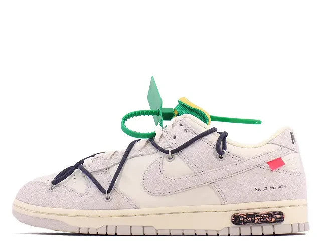 DJ0950-115 Off-White Ã Nike Dunk Low "Sail/Neutral Grey/Gridiron" (Men's)