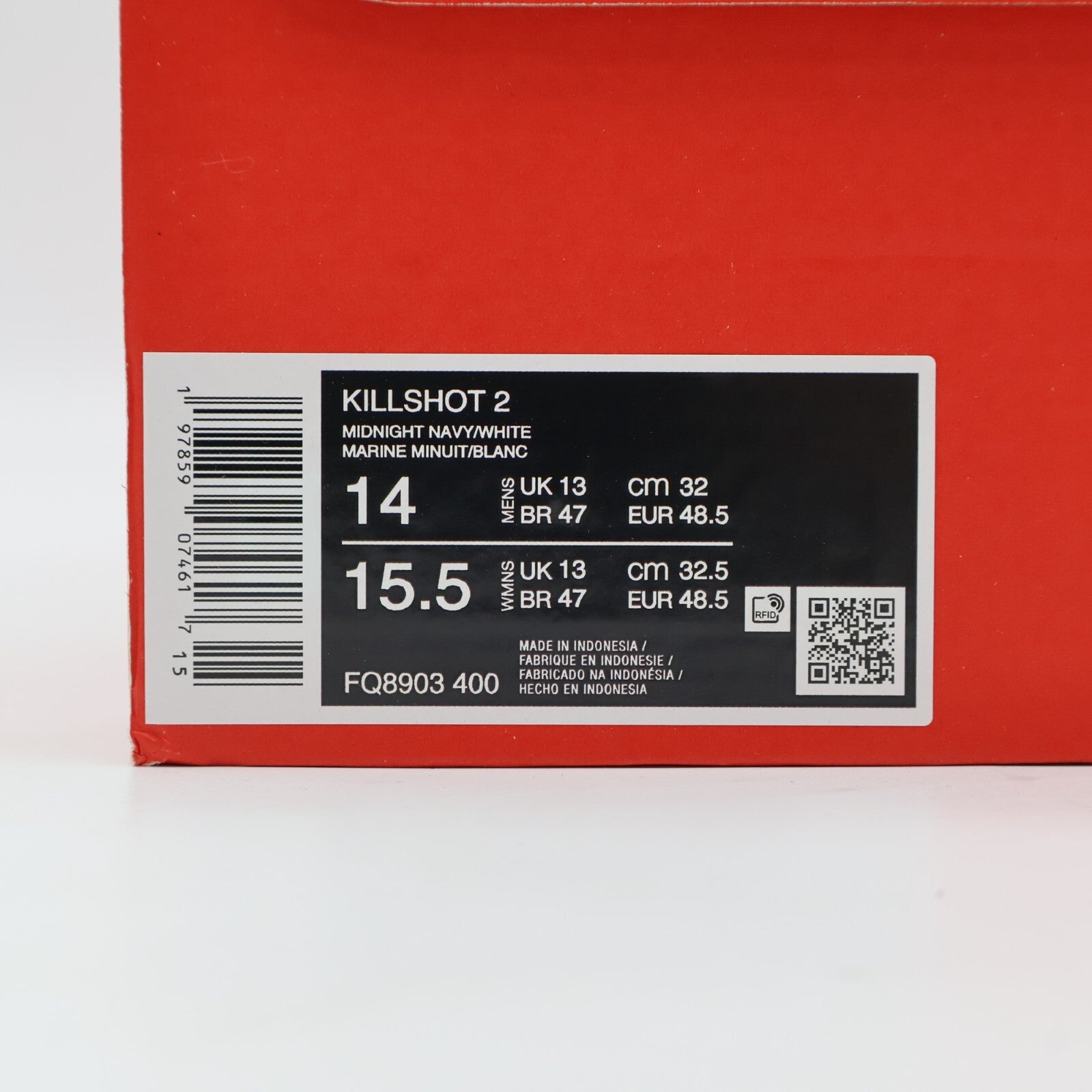 FQ8903-400 Nike Killshot 2 Midnight Navy Gum Dark Brown White (Men's)