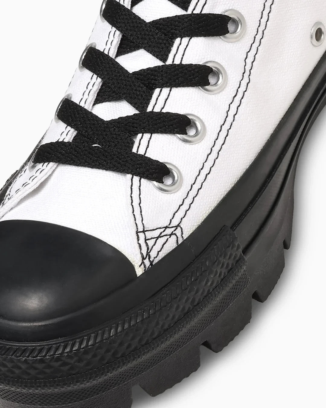 31311790 Converse All Star Chunk Backzip Hi White Black (Men's)